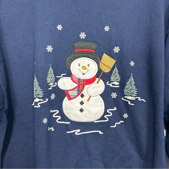 UGLY CHRISTMAS SWEATER collared crewneck sweater P30 - Picture 5 of 5